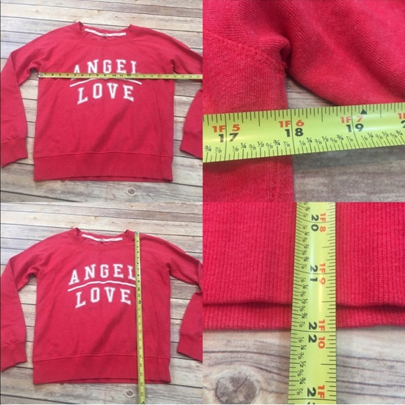 Size Small Victoria Secret "Angel Love" Sweatshirt - Picture 2 of 8